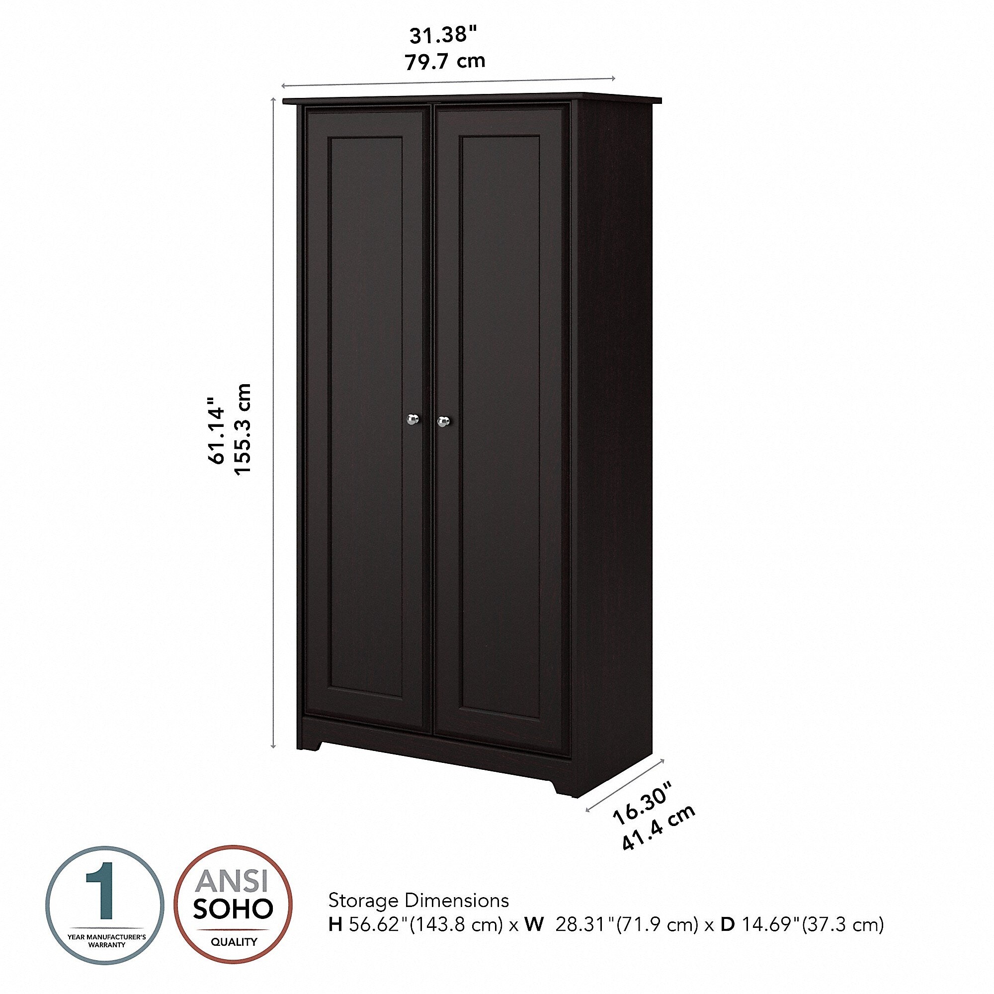 Bush Furniture Cabot 61