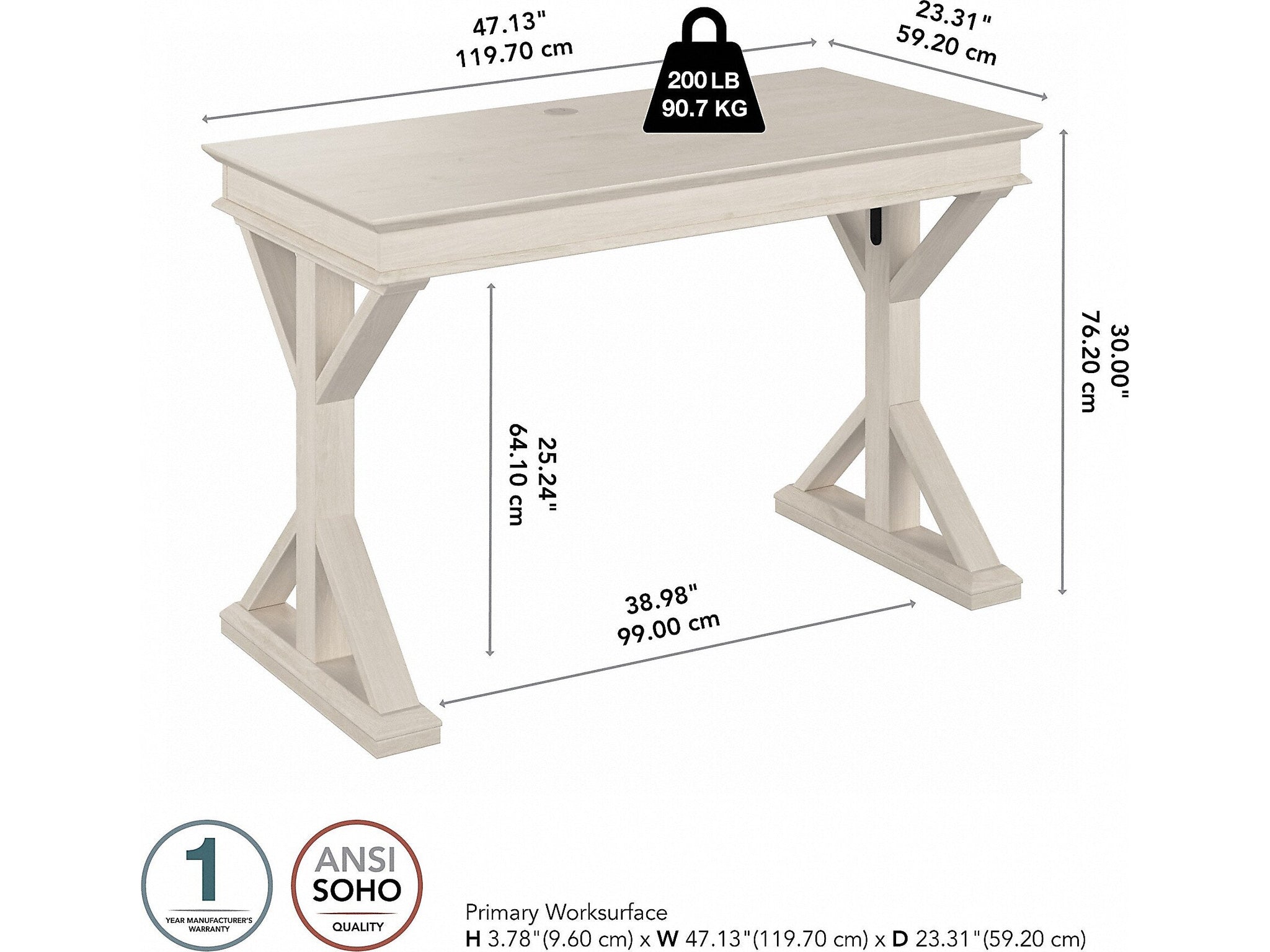 Bush Furniture Homestead 48