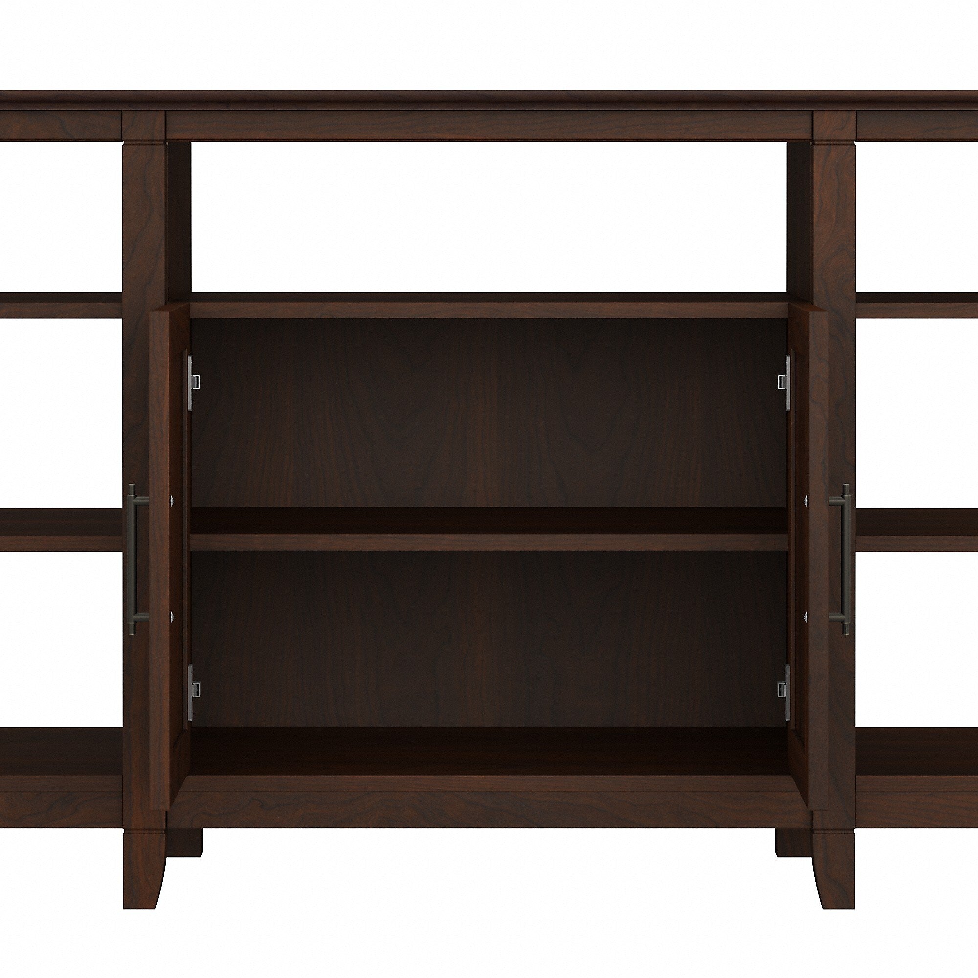 Bush Furniture Key West Manufactured Wood Console TV Stand, Screens up to 65