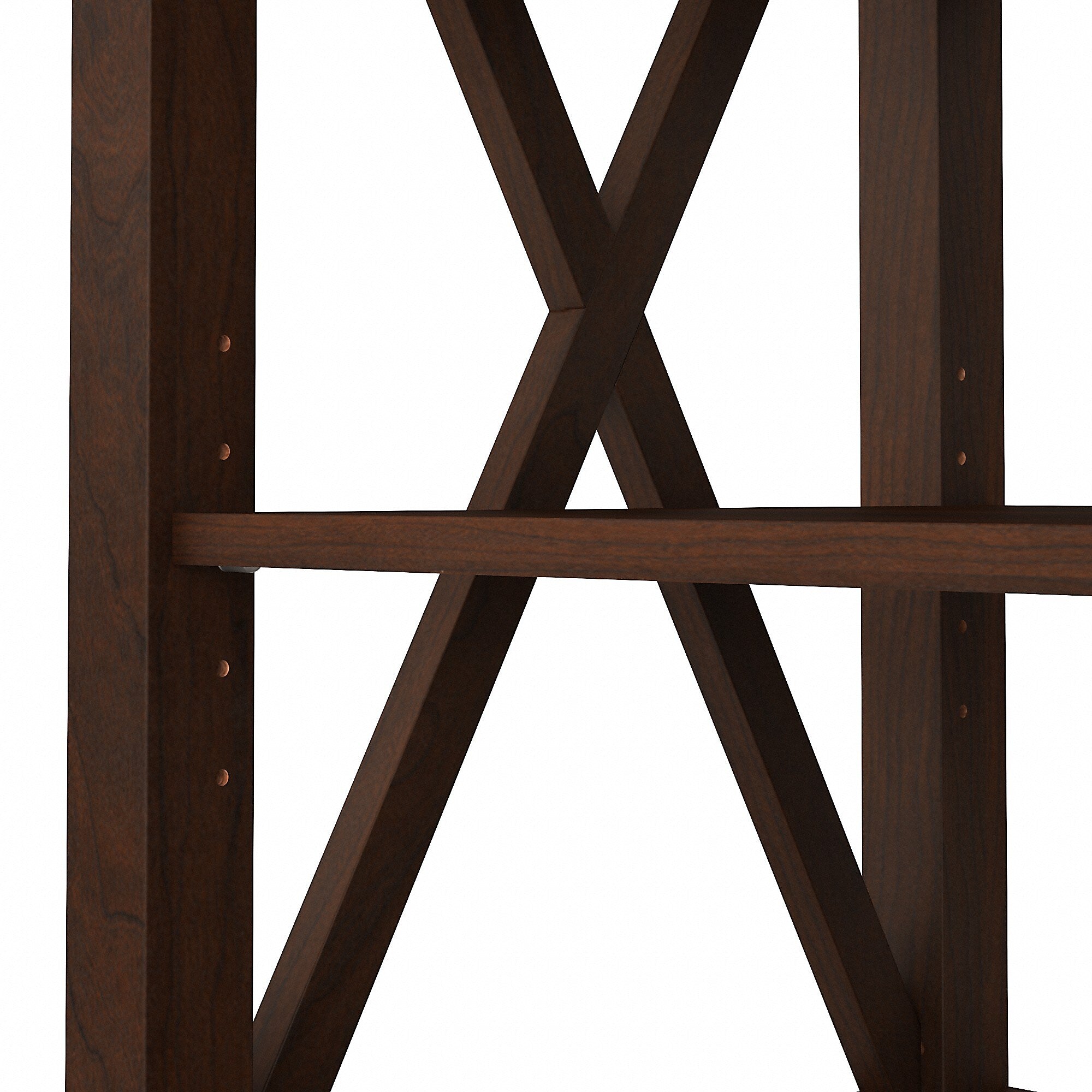 Bush Furniture Key West Manufactured Wood Console TV Stand, Screens up to 65
