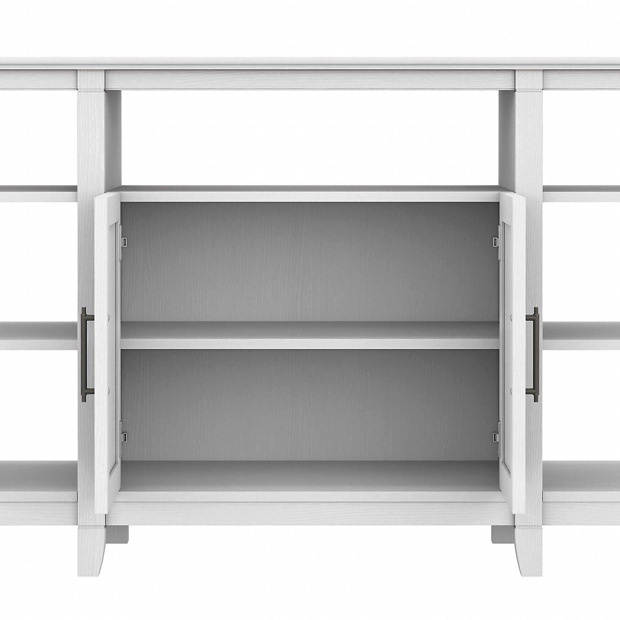 Bush Furniture Key West Manufactured Wood Console TV Stand, Screens up to 65