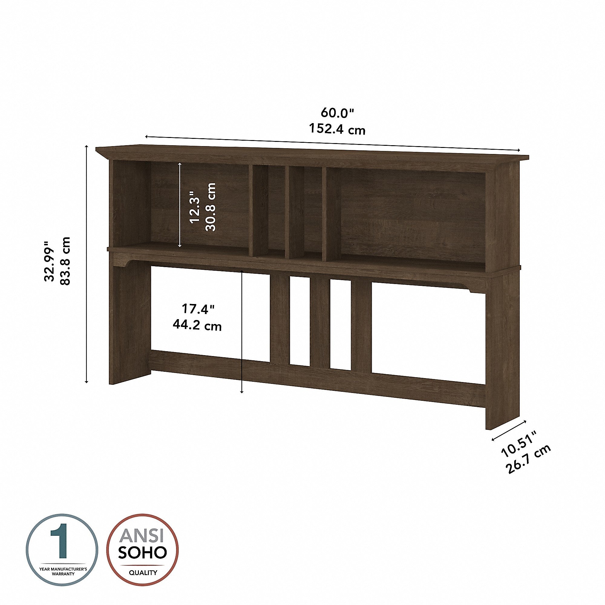 Bush Furniture Salinas 60