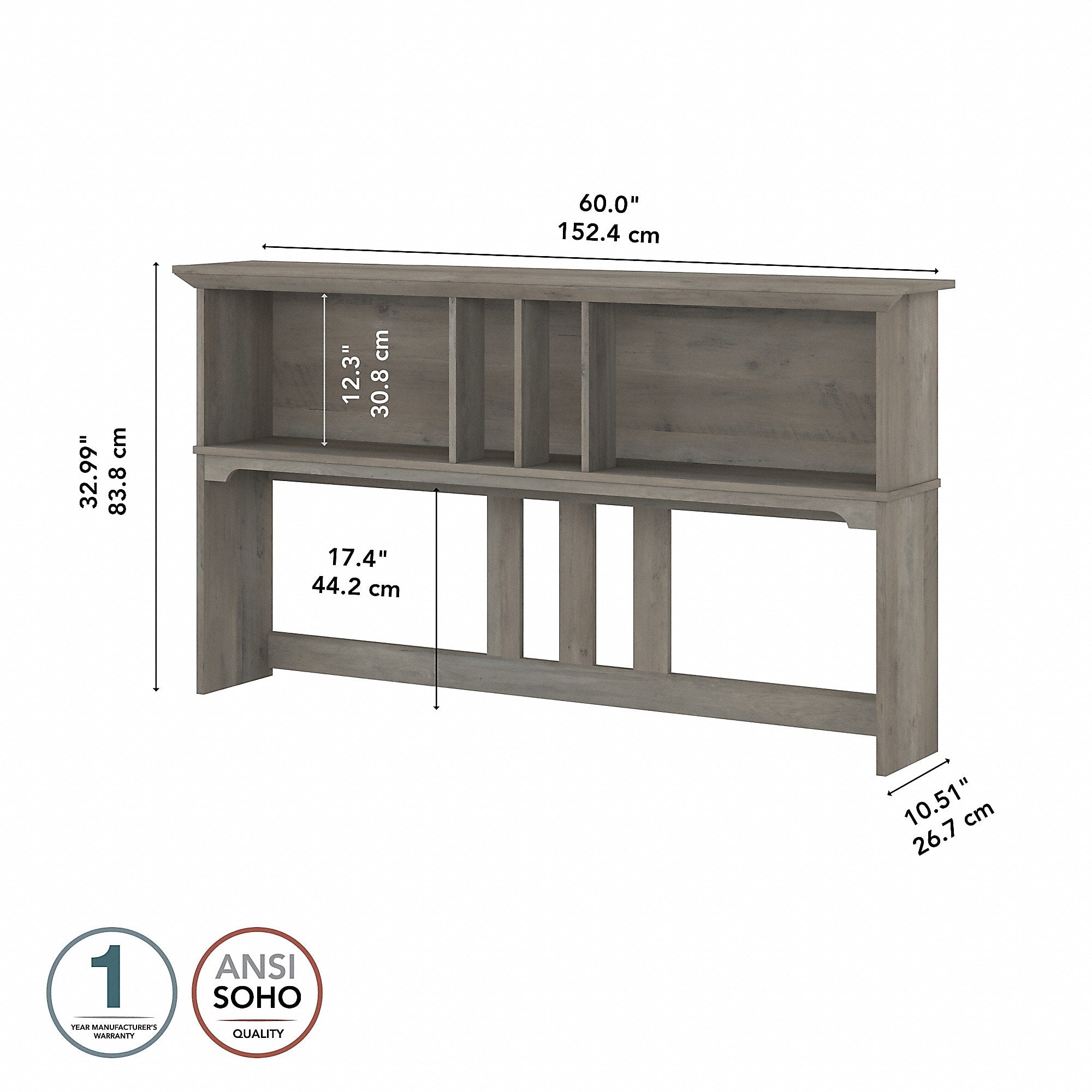Bush Furniture Salinas 60
