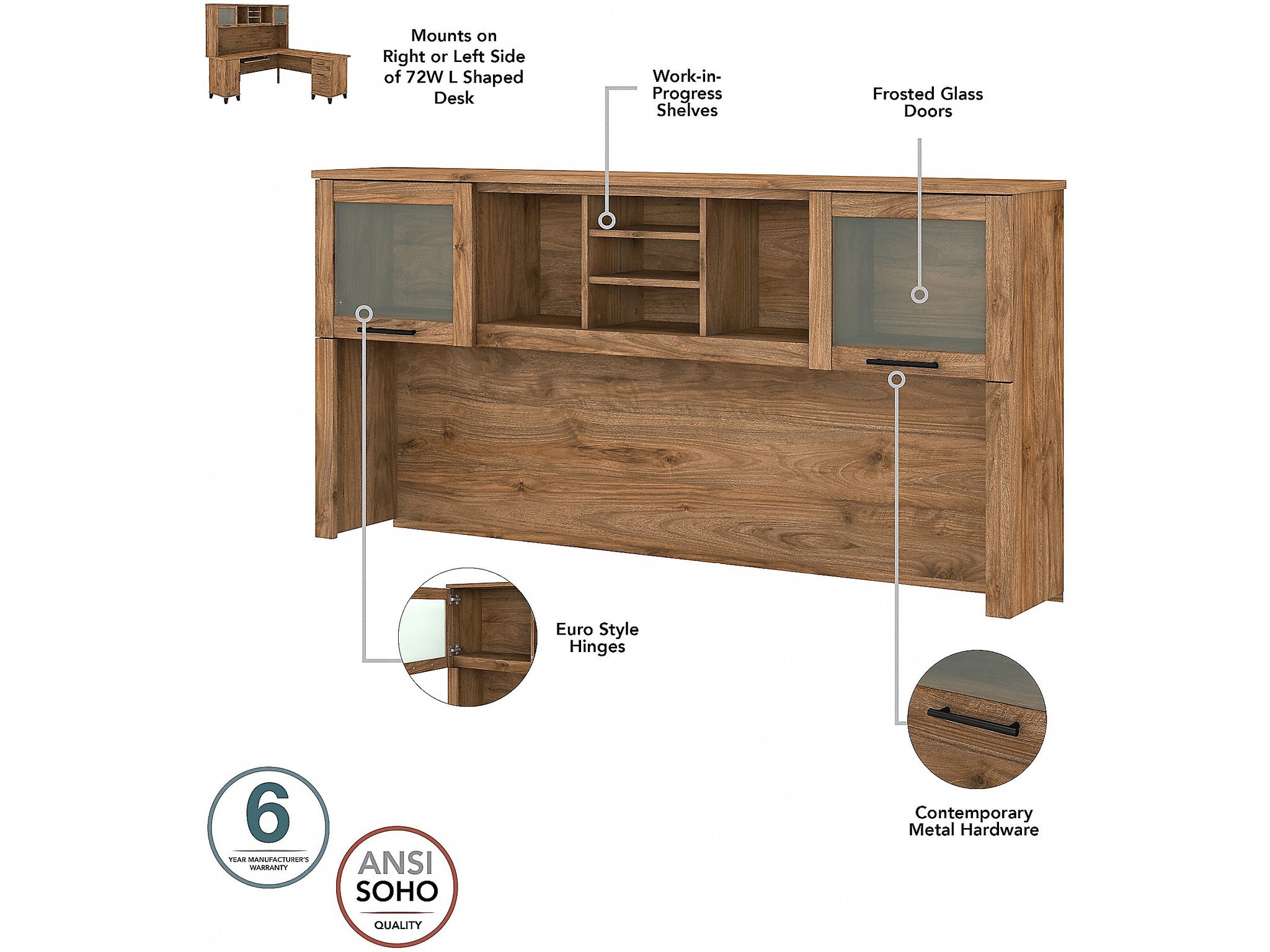 Bush Furniture Somerset 72