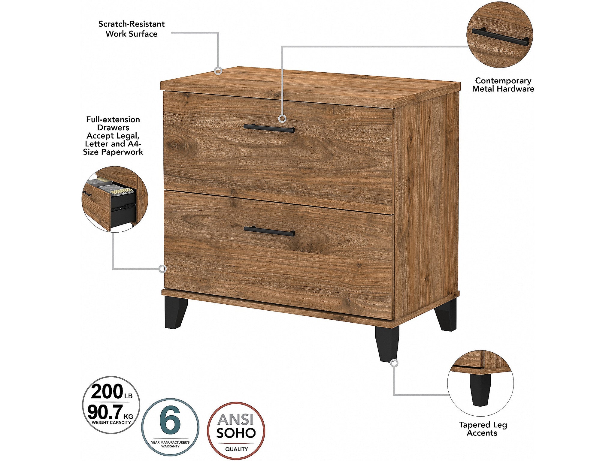 Bush Furniture Somerset 72