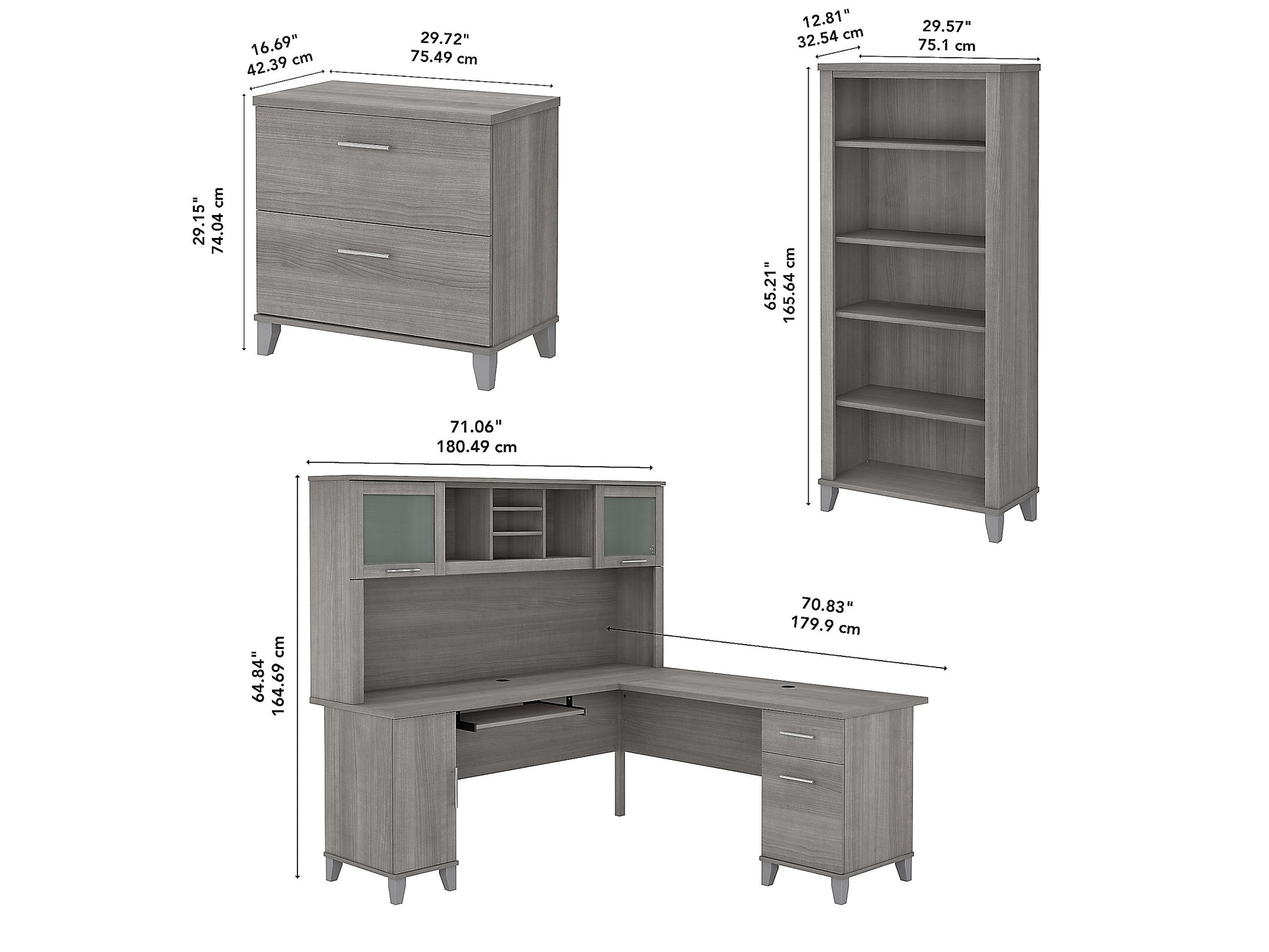 Bush Furniture Somerset 72