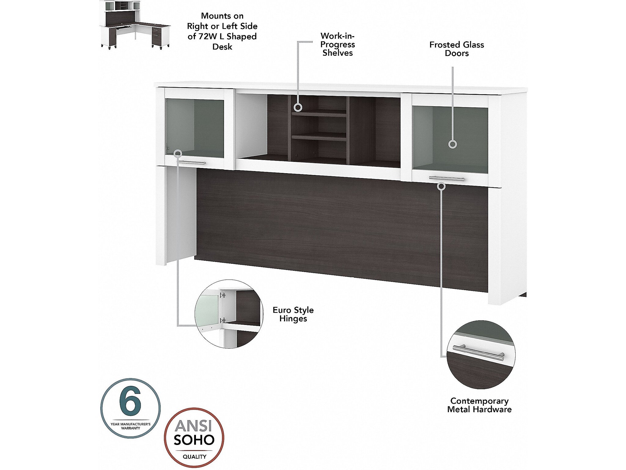 Bush Furniture Somerset 72