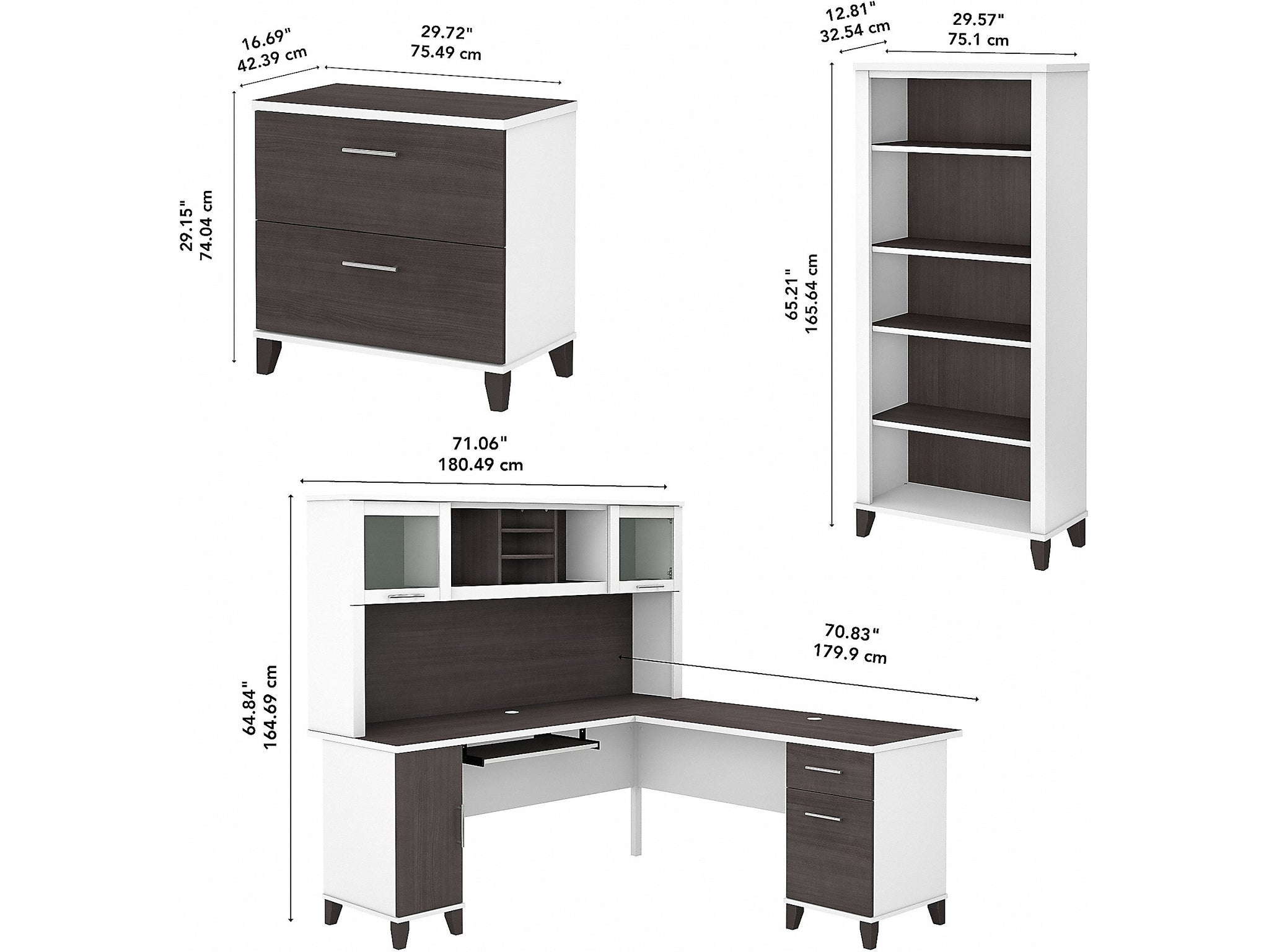 Bush Furniture Somerset 72