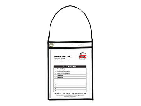 C-Line Job Ticket Holders, 9" x 12", Clear, 15/Box