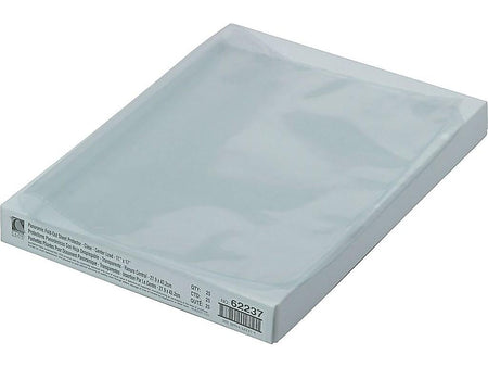 C-Line Panoramic Fold-Out Sheet Protectors, Heavyweight, 11" x 17", Clear, 25/Box