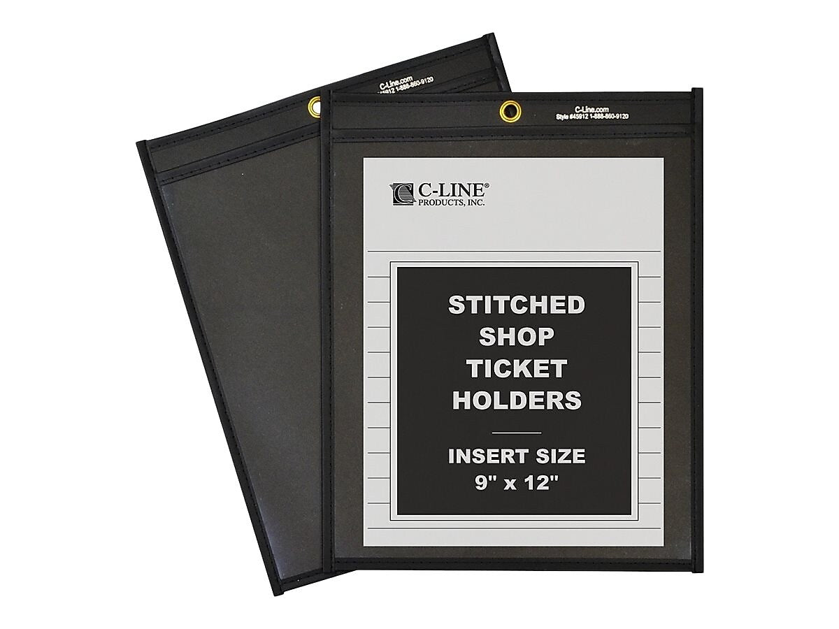 C-Line Vinyl Job Ticket Holders, 9