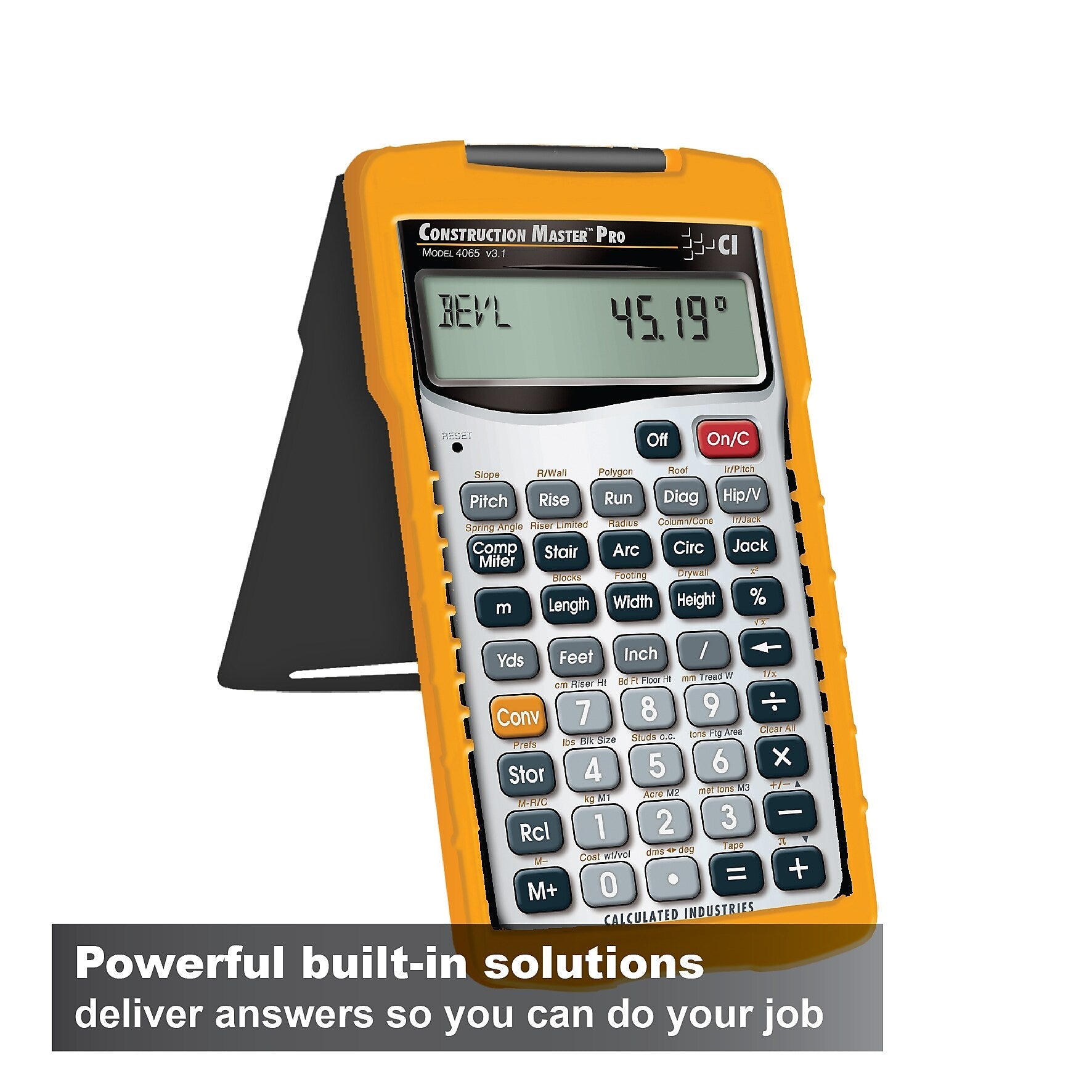Calculated Industries Master Pro III Series  Construction Calculator, Silver