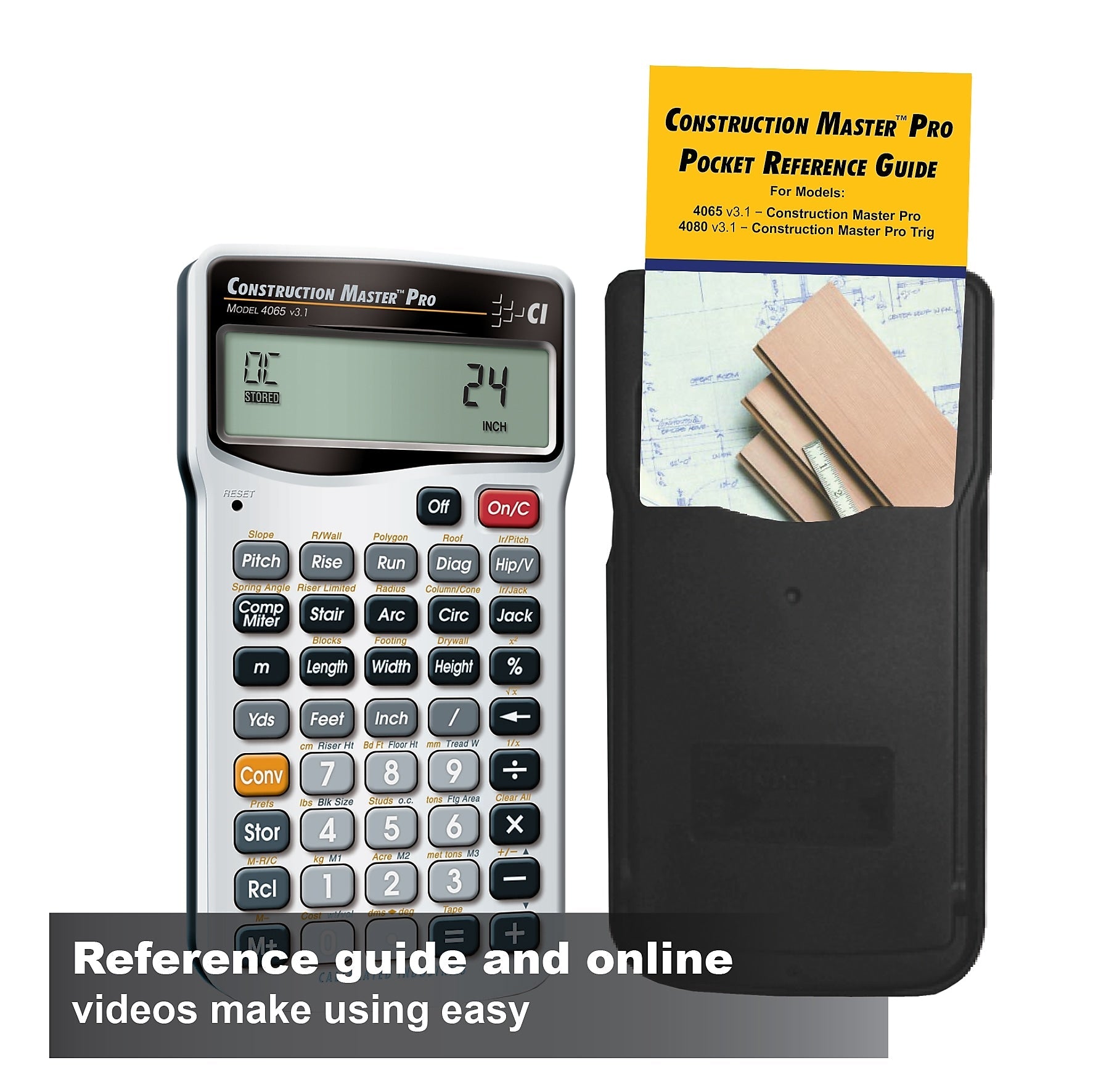 Calculated Industries Master Pro III Series  Construction Calculator, Silver