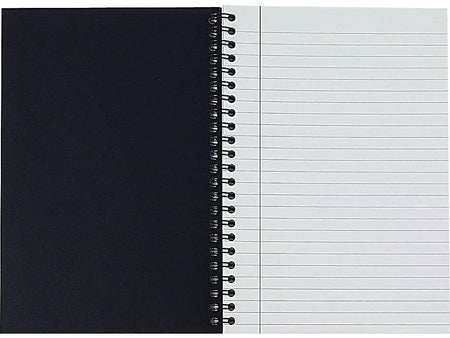 Cambridge 1-Subject Notebooks, 5" x 8", Wide Ruled, 80 Sheets, Black