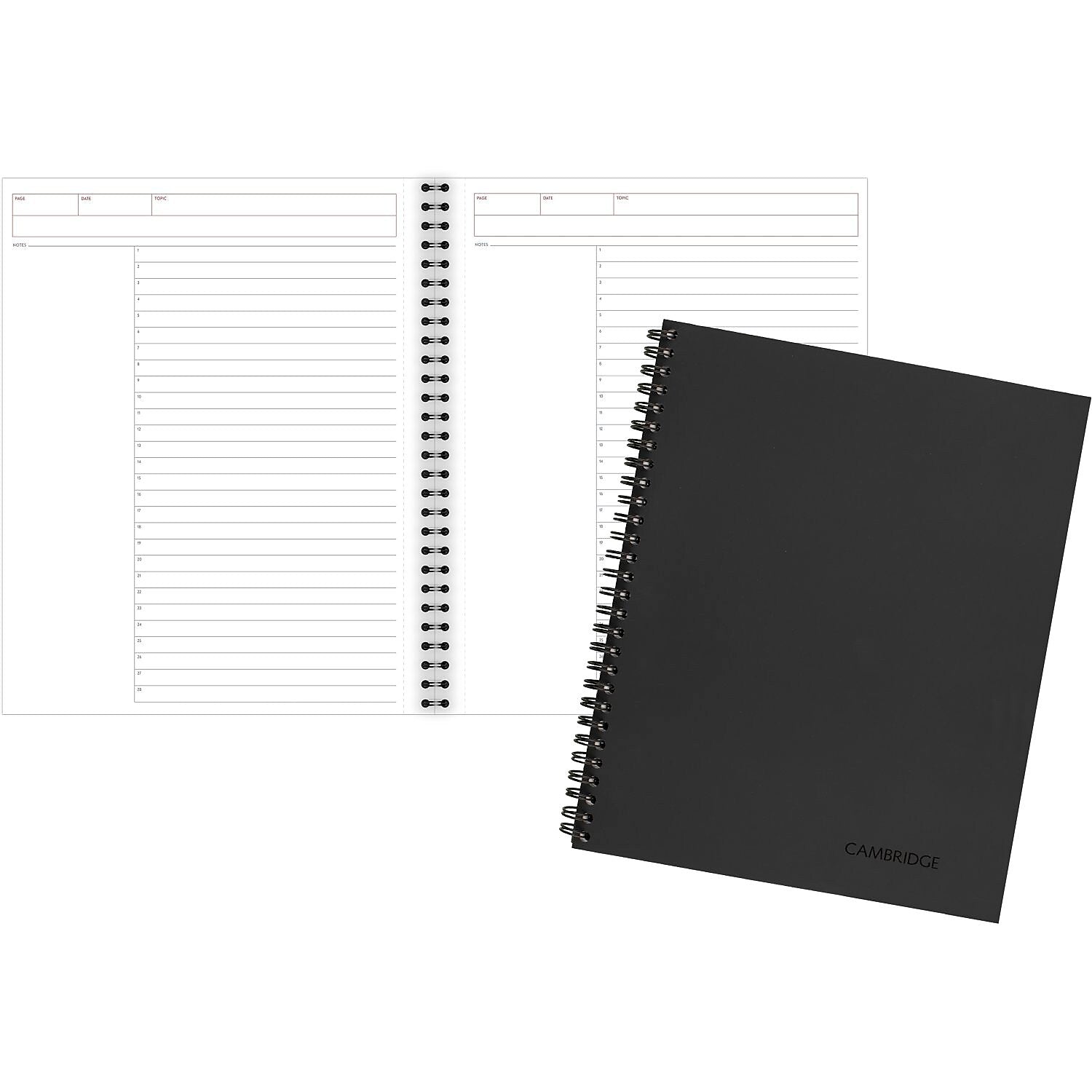 Cambridge 1-Subject Professional Notebooks, 8.5