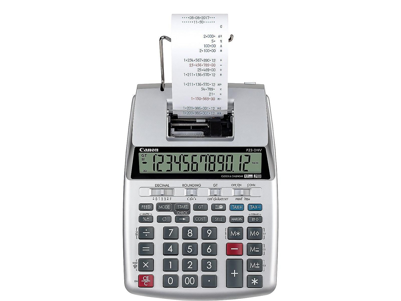 Canon  12-Digit Desktop Calculator, Gray/Black