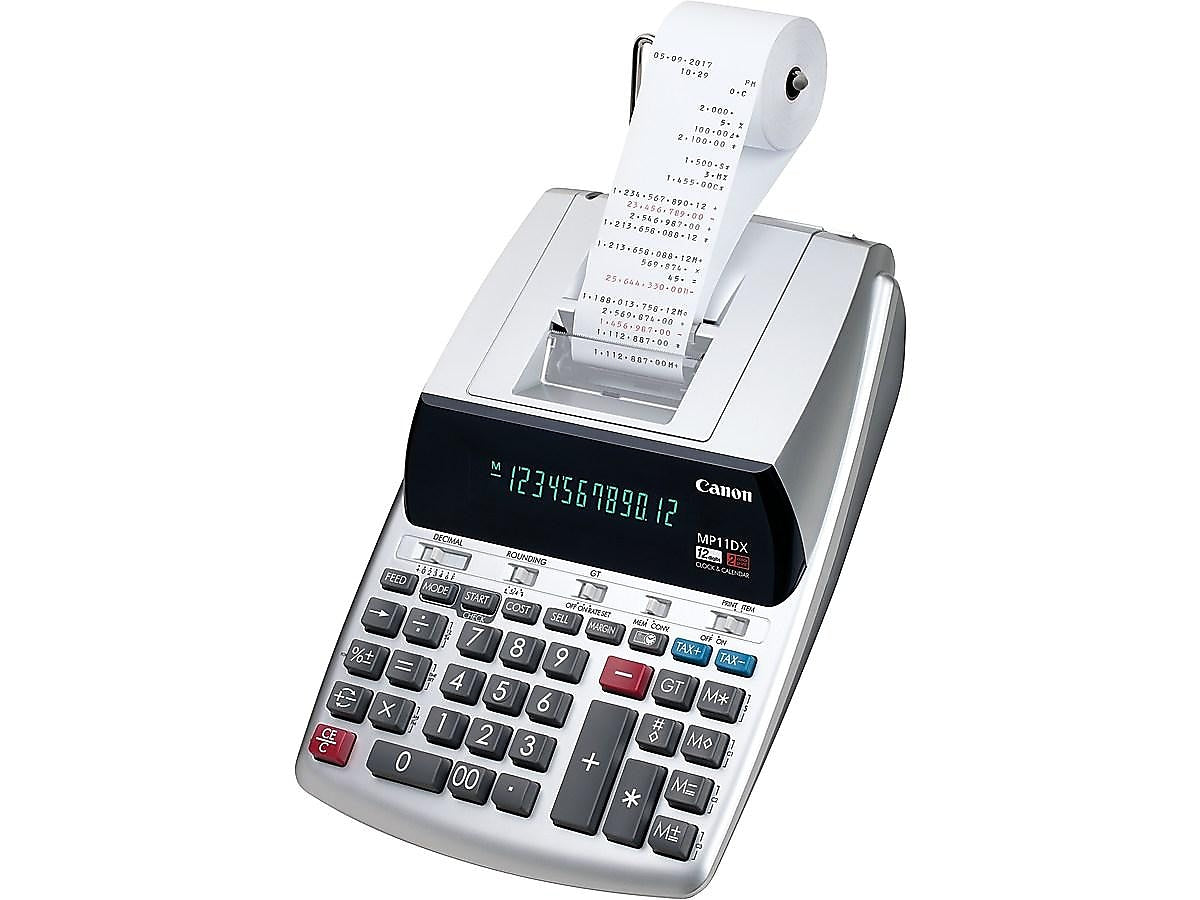 Canon  12-Digit Desktop Calculator, Silver
