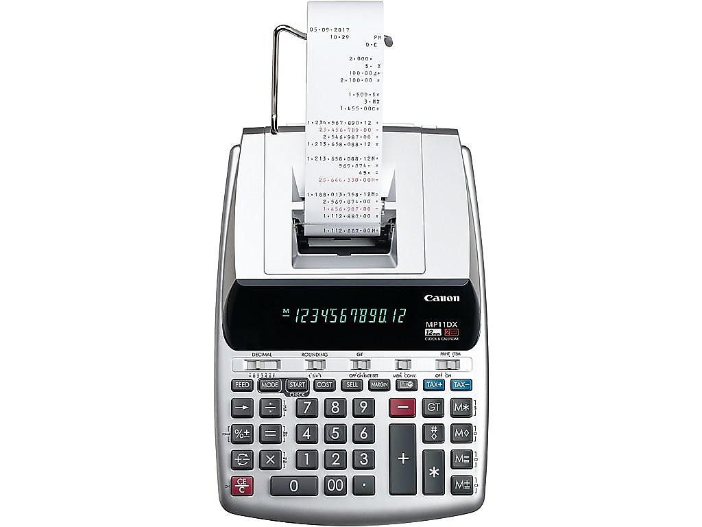 Canon  12-Digit Desktop Calculator, Silver