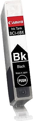 Canon 6 Black Standard Yield Ink Cartridge