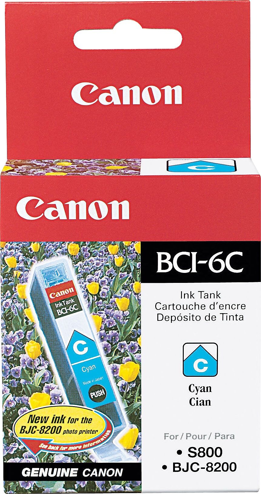 Canon 6 Cyan Standard Yield Ink Cartridge