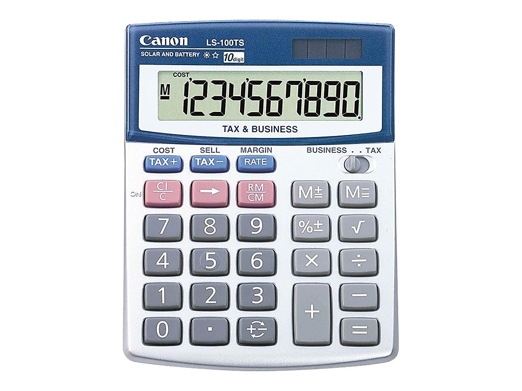 Canon Basic Calculators LS-100TS 10 Digit Financial Calculator