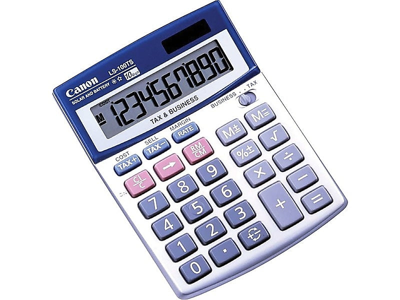 Canon Basic Calculators LS-100TS 10 Digit Financial Calculator
