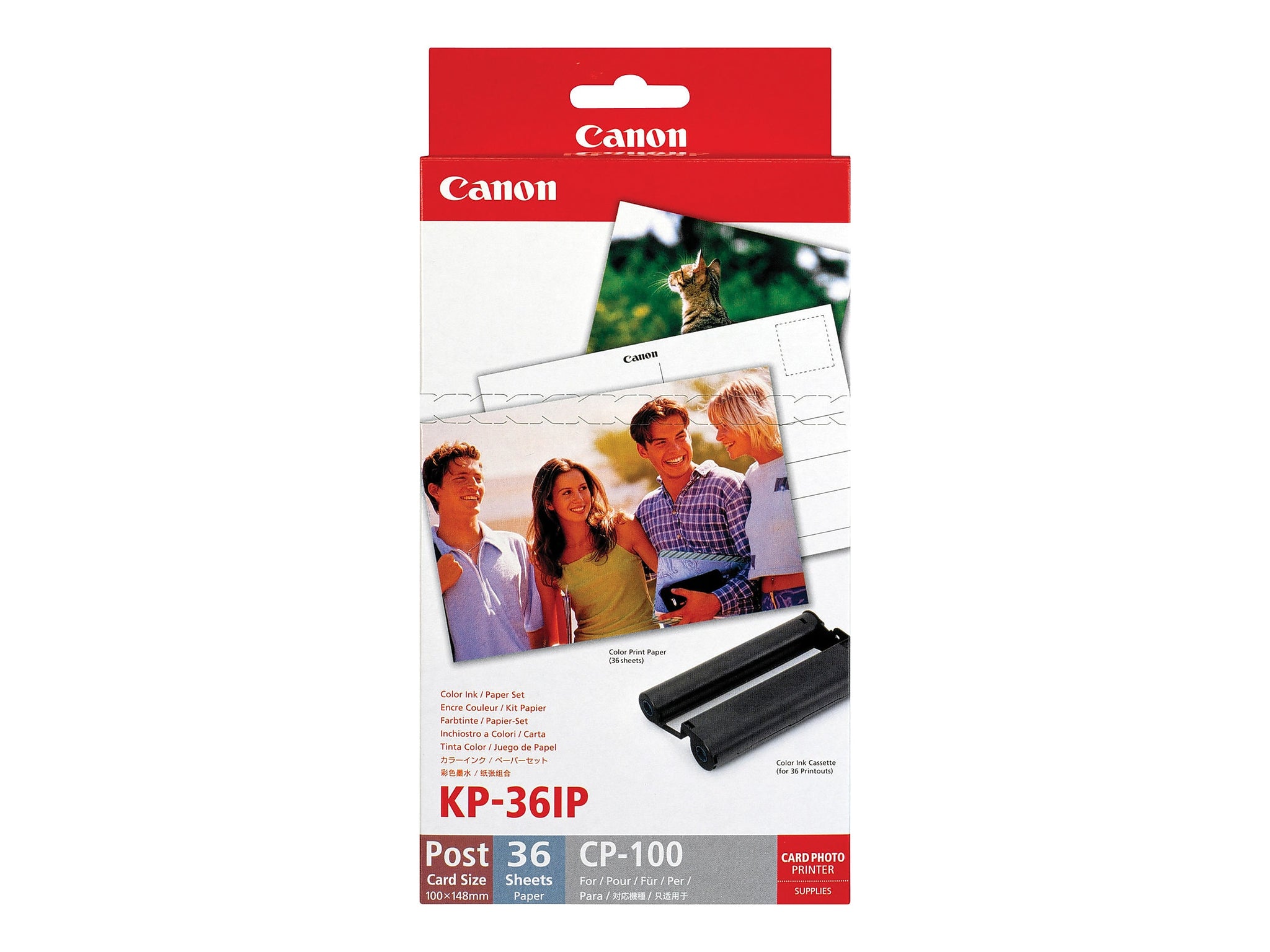 Canon Color Ink Cartridge and Photo Paper Value Pack, 36 Prints