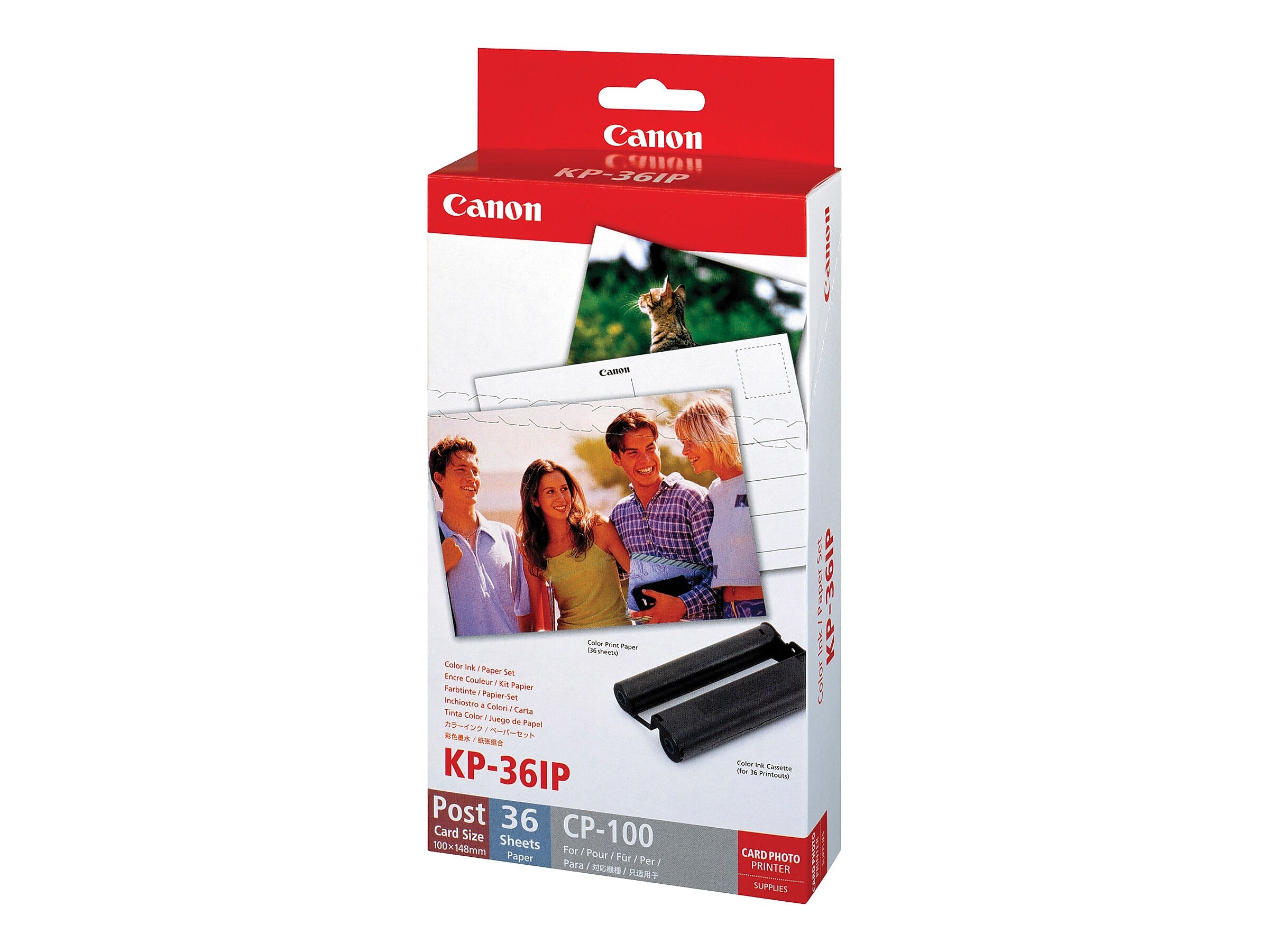 Canon Color Ink Cartridge and Photo Paper Value Pack, 36 Prints