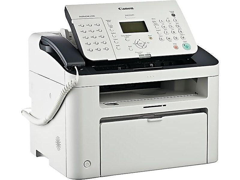 Canon FAXPHONE L100 5258B001AA Laser Fax Machine, White/Black