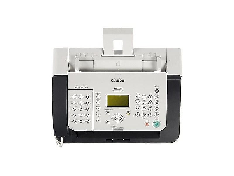 Canon FAXPHONE L100 5258B001AA Laser Fax Machine, White/Black