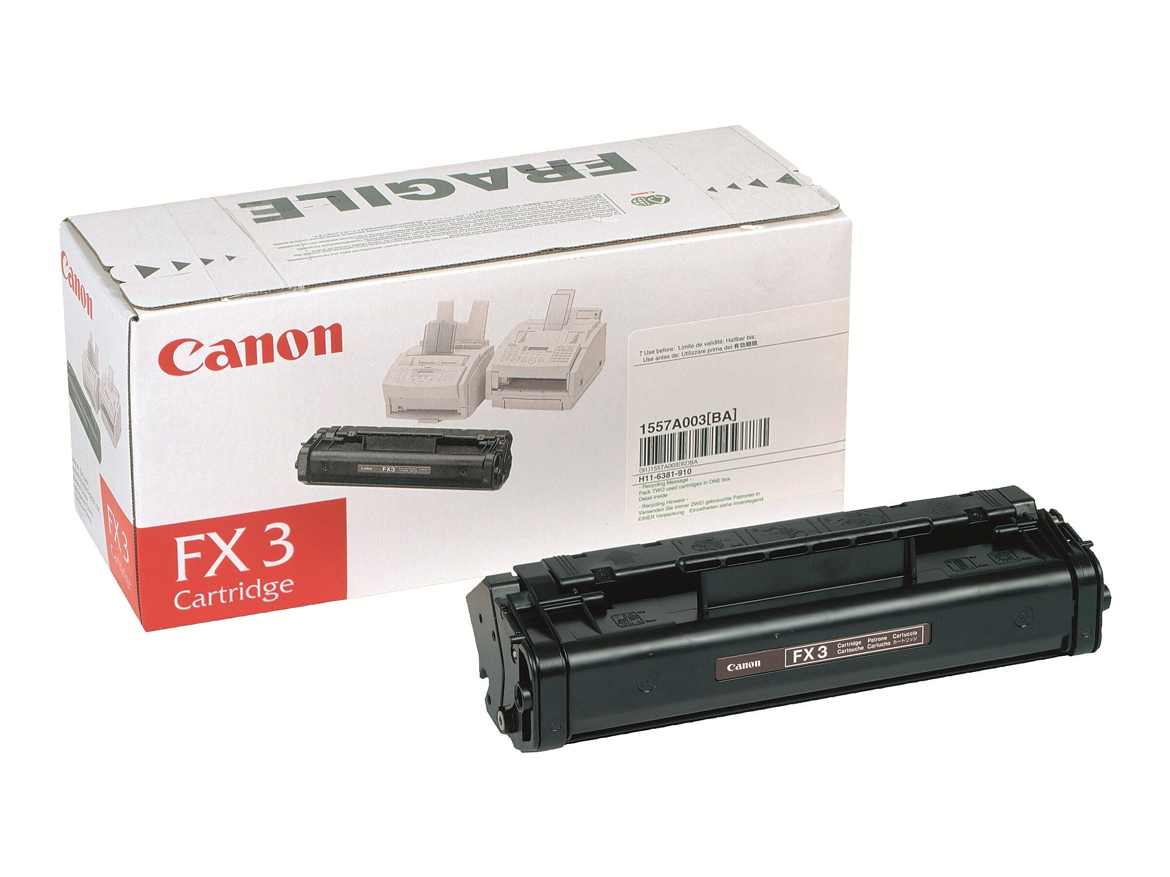 Canon FX-3 Black Standard Yield Toner Cartridge