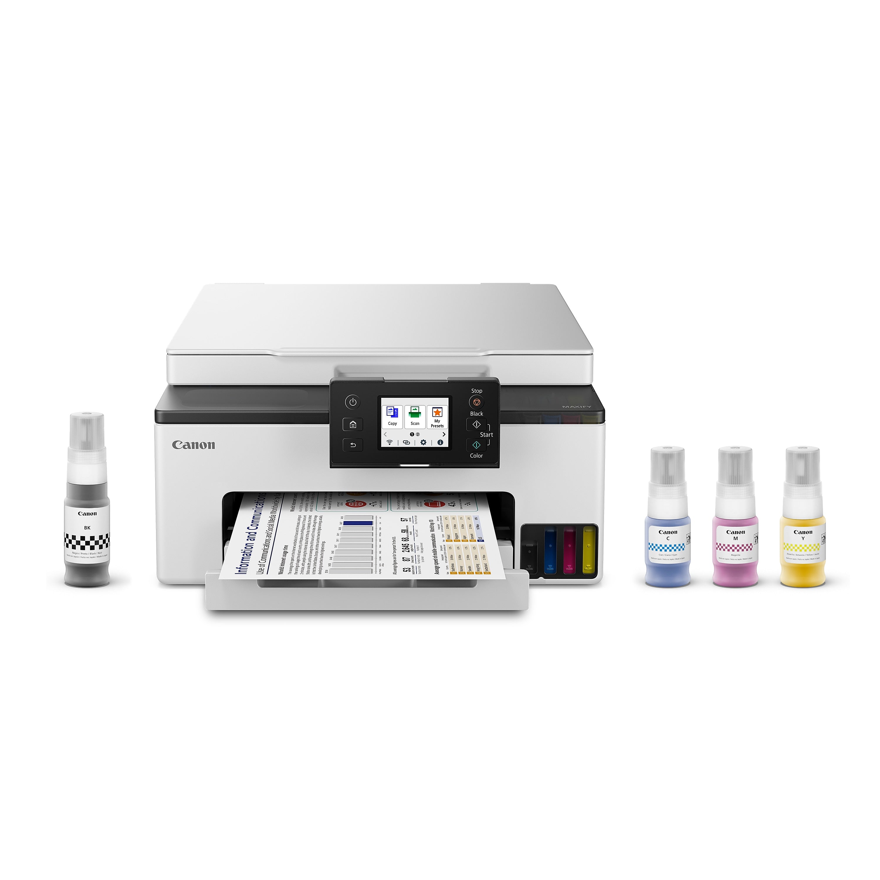 Canon MAXIFY GX1020 Inkjet Printer, All-in-One Supertank, Print, Scan, Copy