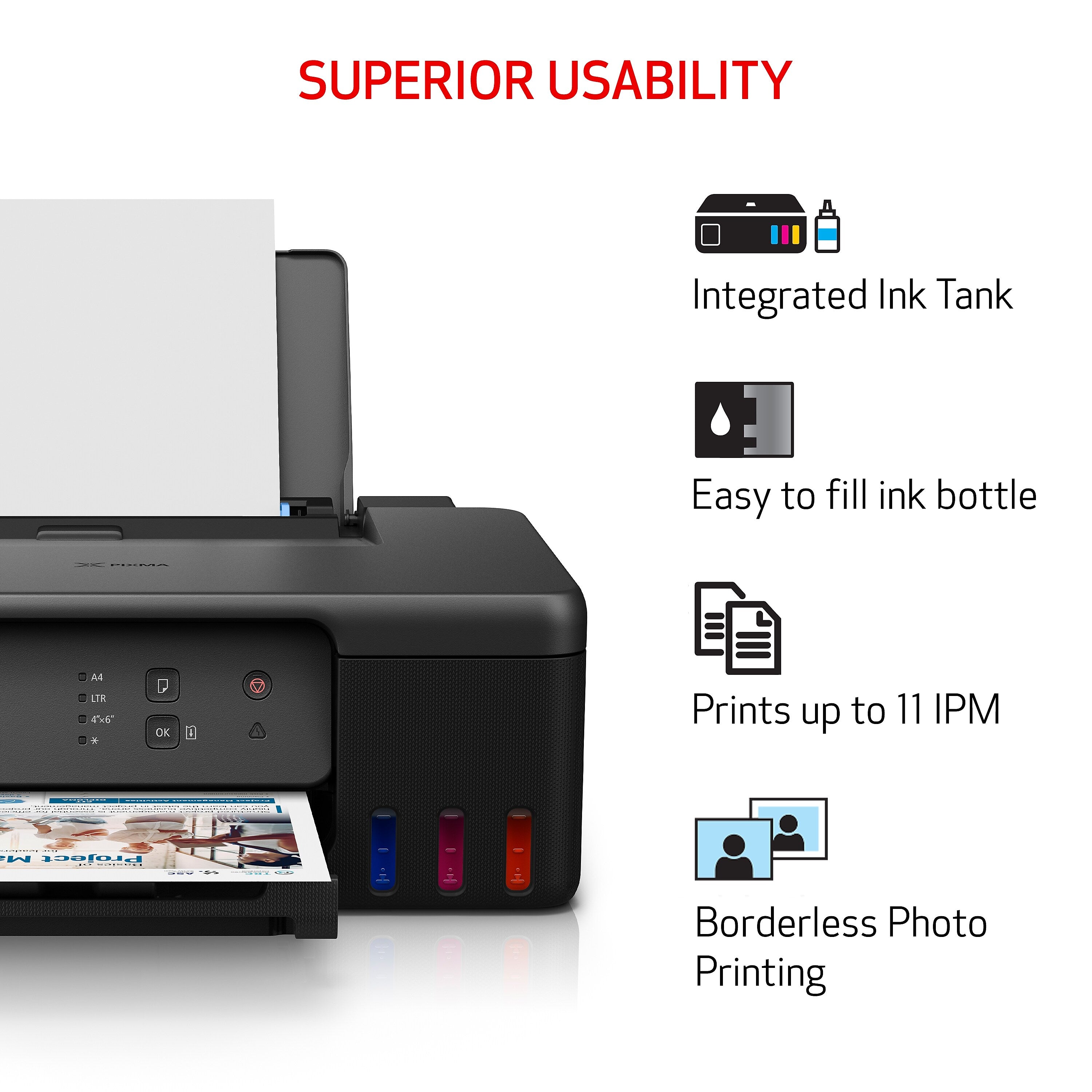 Canon MegaTank PIXMA G1230 Color Inkjet Printer