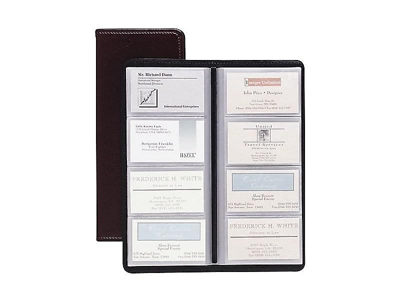 Cardinal Card File, Black, 96 Card Capacity