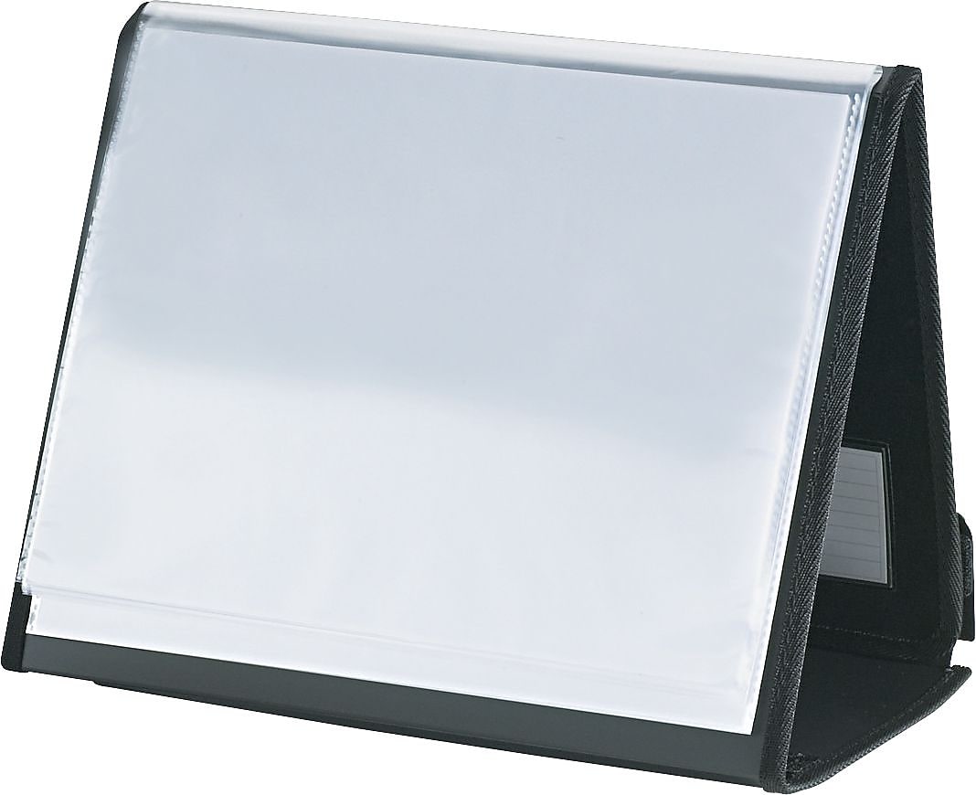 Cardinal Easel ShowFile Presentation Book, Horizontal, 40-Sheet Capacity, Black