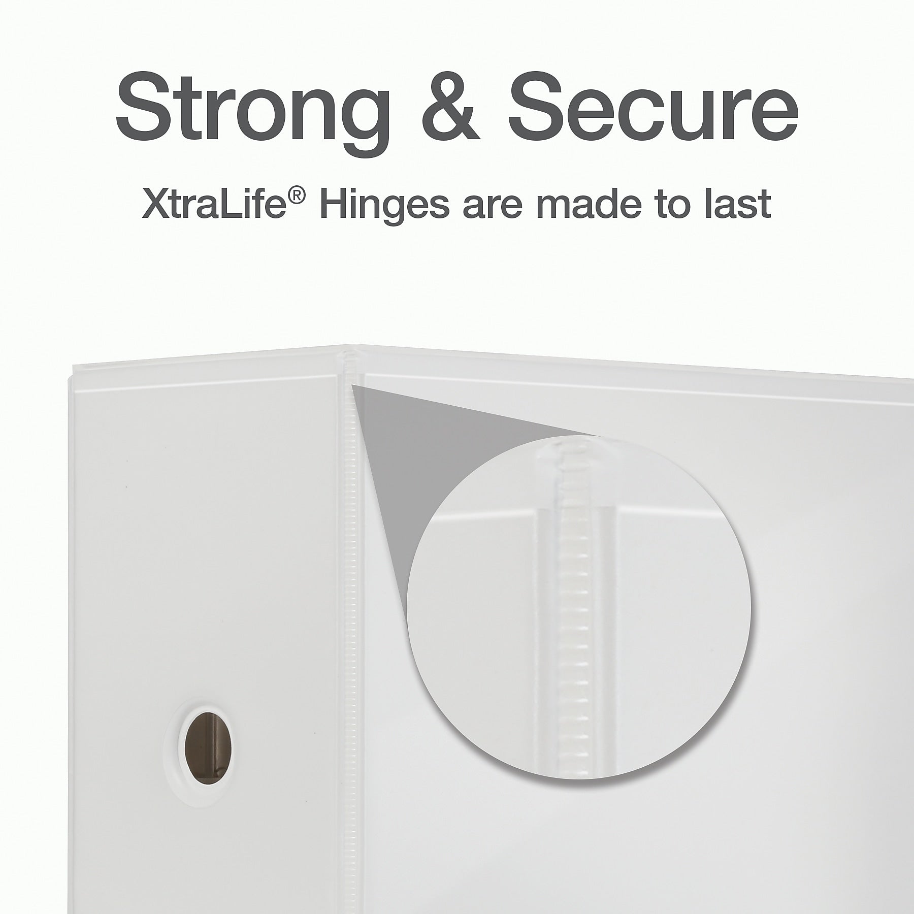 Cardinal XtraLife Slant-D Non-Stick Locking ClearVue Heavy Duty 6