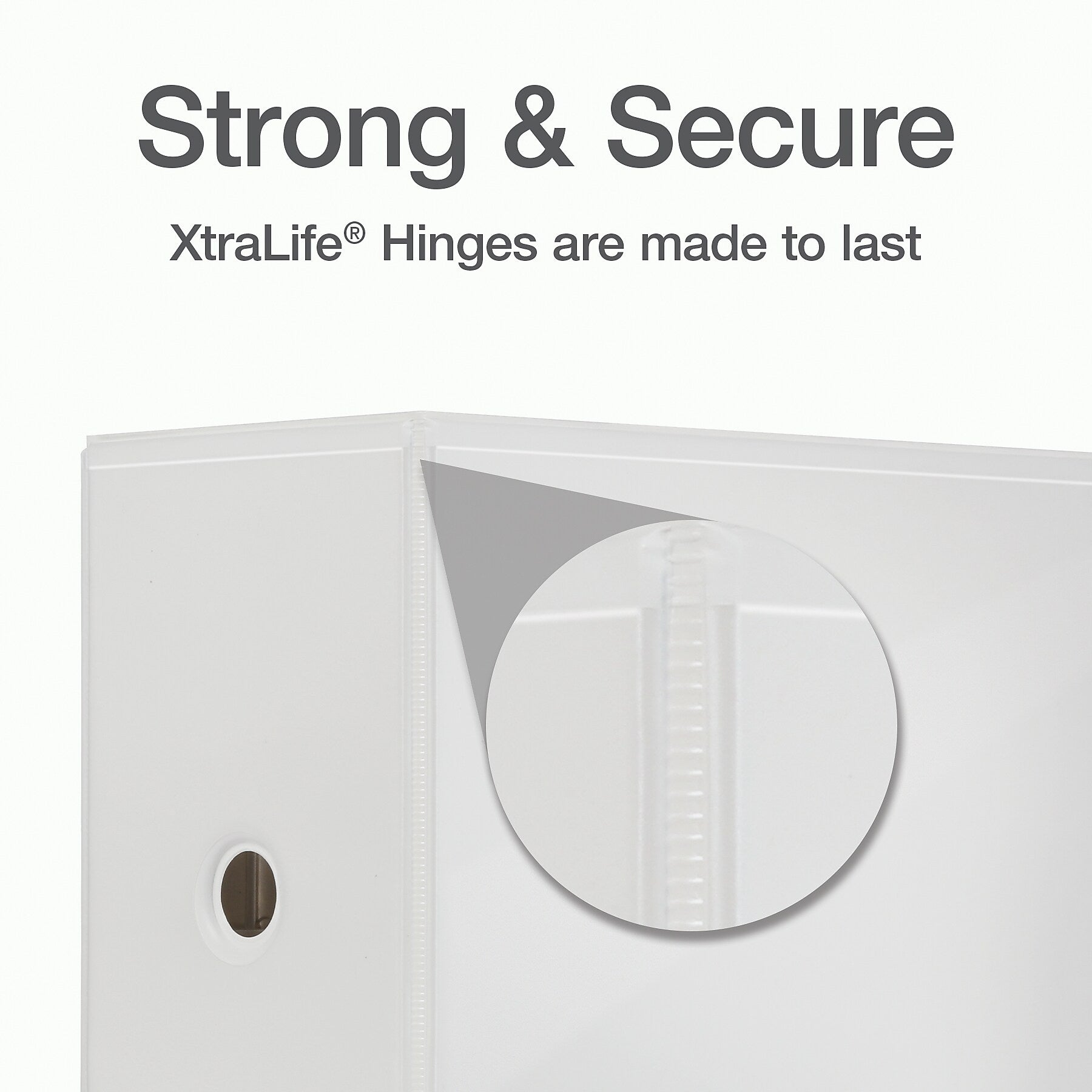 Cardinal XtraLife Slant-D Non-Stick Locking ClearVue Heavy Duty 6