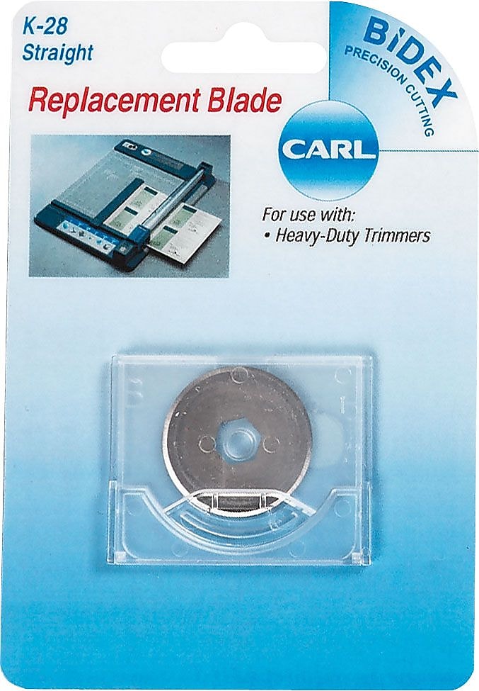 Carl Heavy-Duty Rotary Paper Trimmer, Straight Blade Cartridge