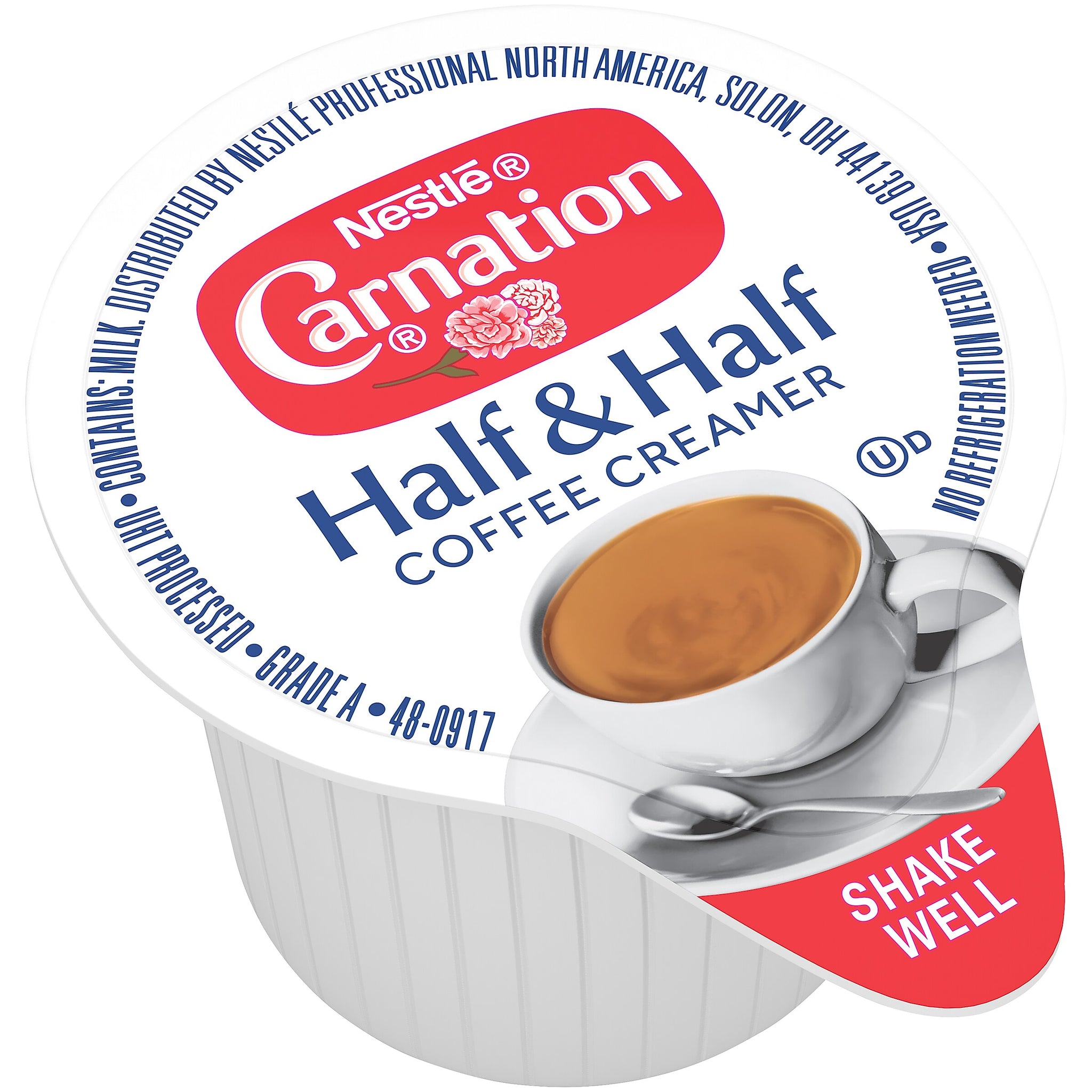 Carnation Half and Half Dairy Free Liquid Creamer, 0.3 oz., 360/Carton