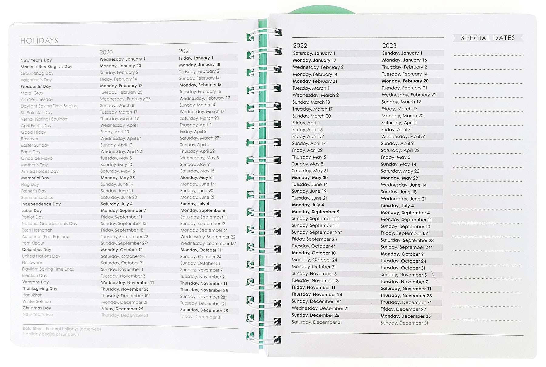 Carolina Pad Noted Premium Executive Notebook, 7.38