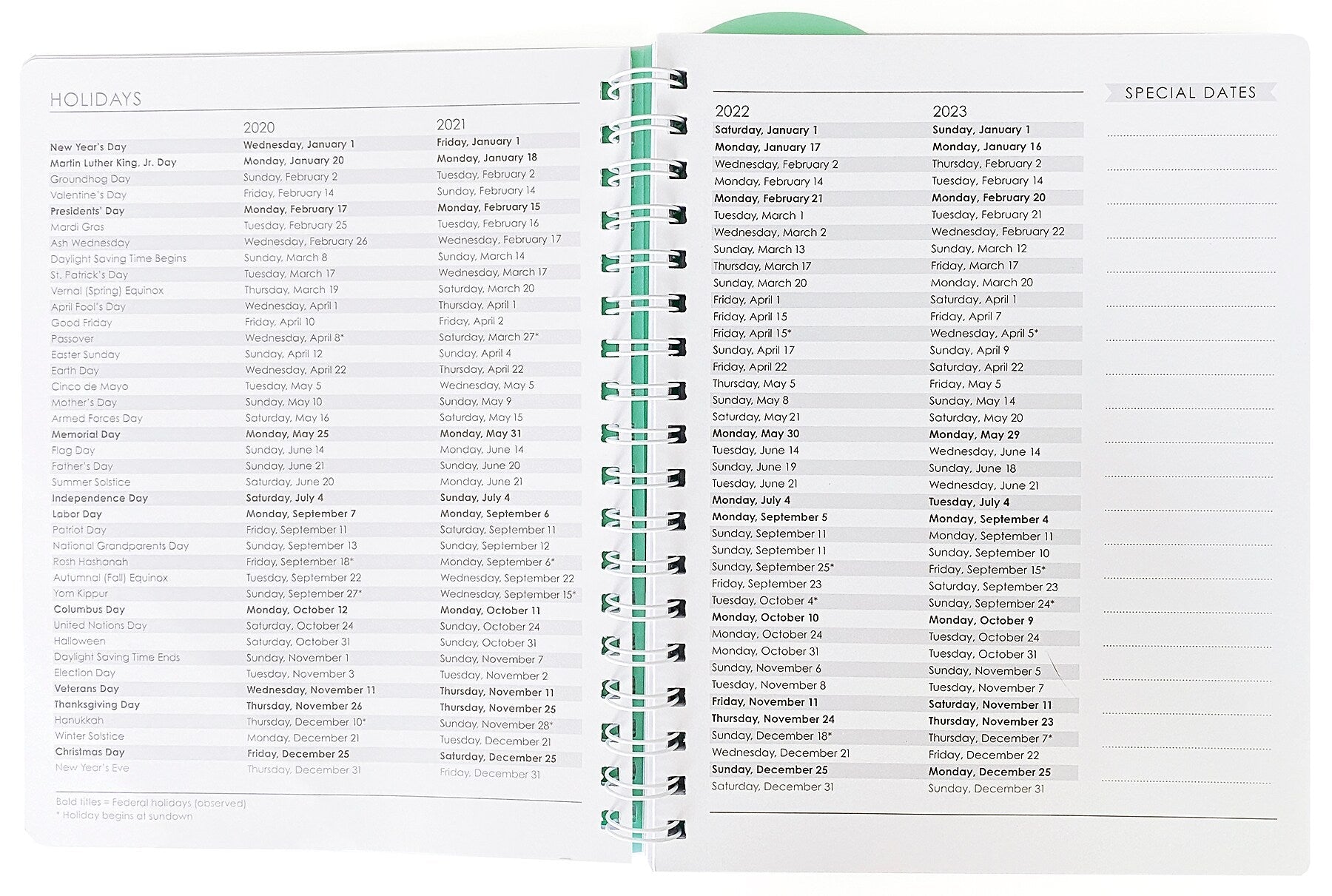 Carolina Pad Noted Premium Executive Notebook, 7.38
