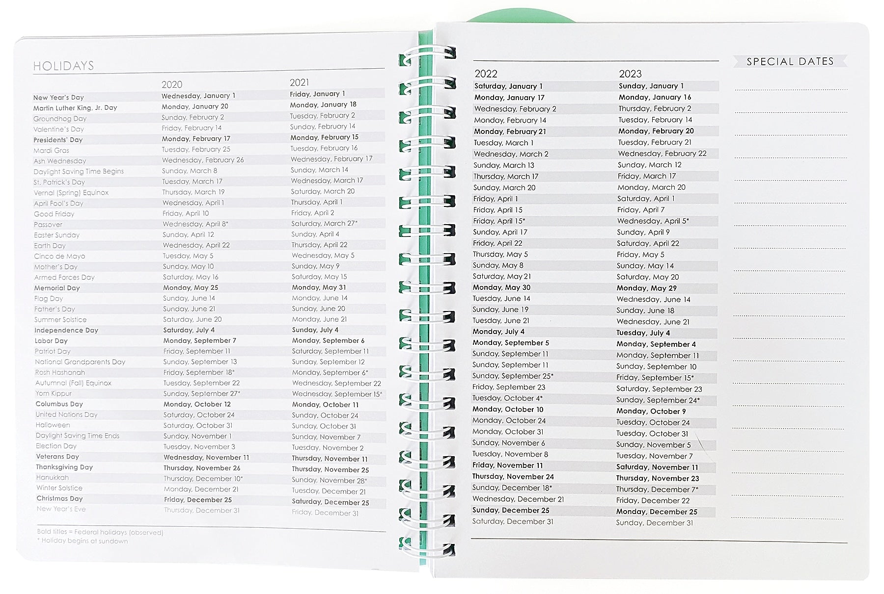 Carolina Pad Noted Premium Executive Notebook, 7.38