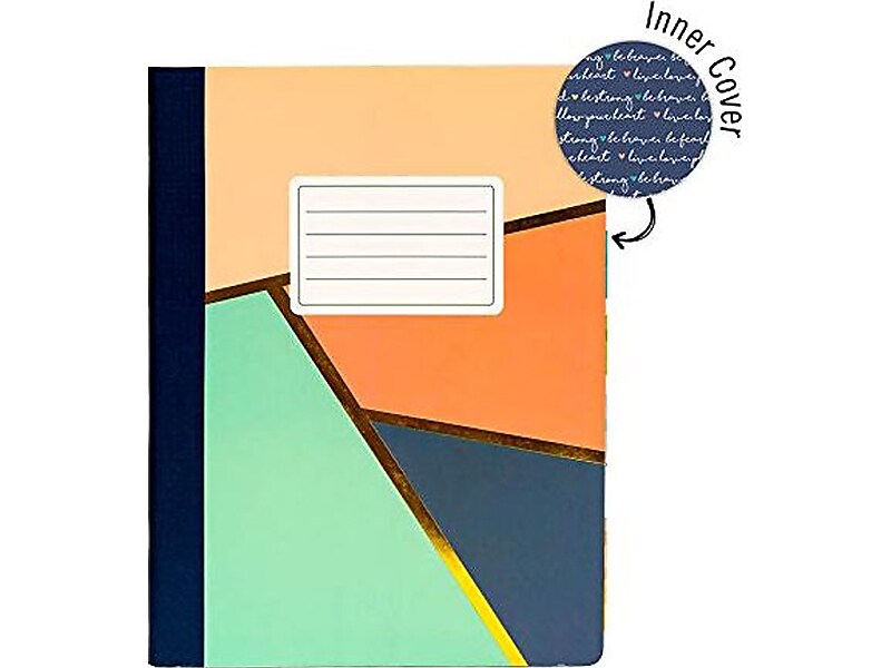 Carpe Diem Floral Love Composition Notebooks, 7.5