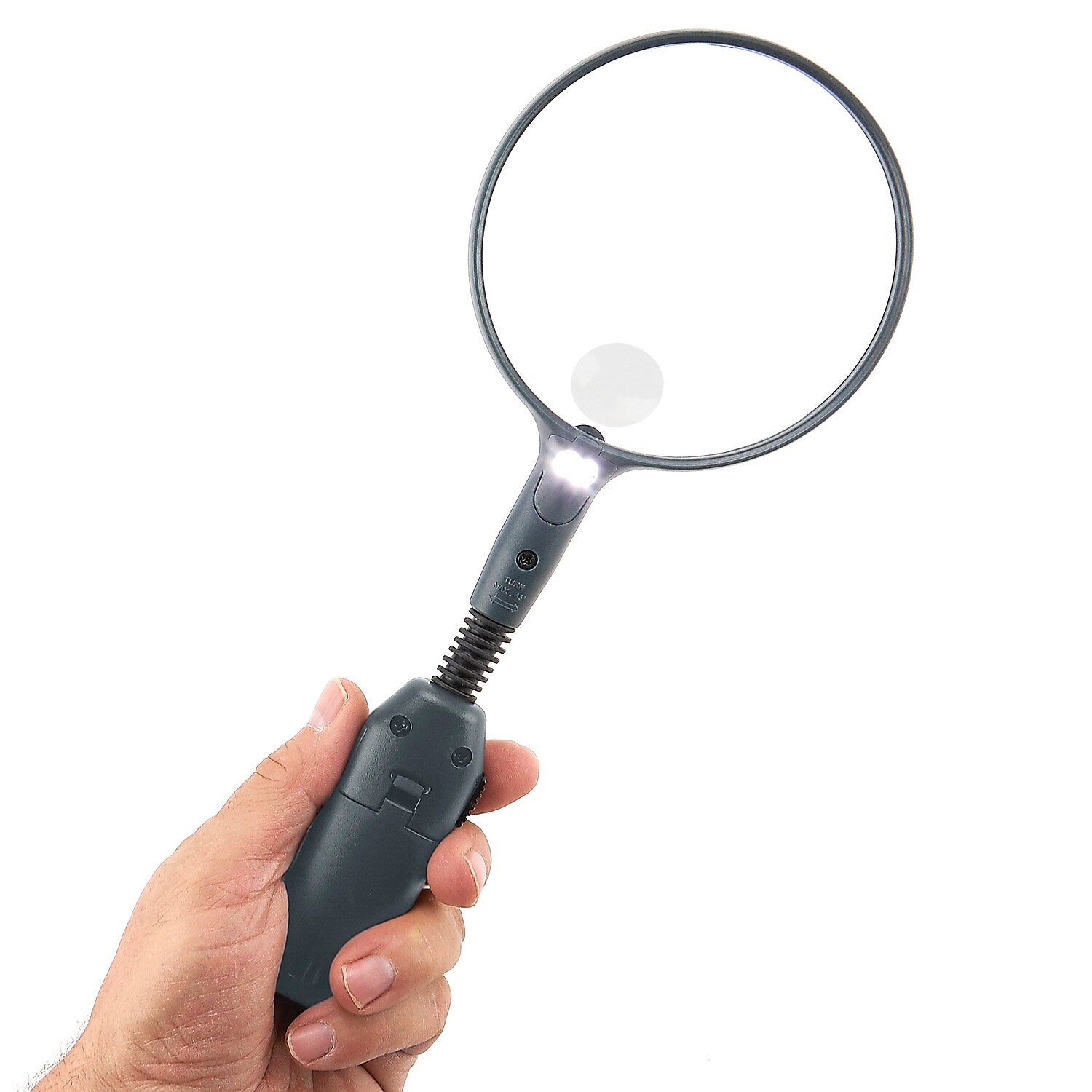Carson Optical MagniLamp 2x LED Magnifier with Built-in 3.5x Spot Lens, Black