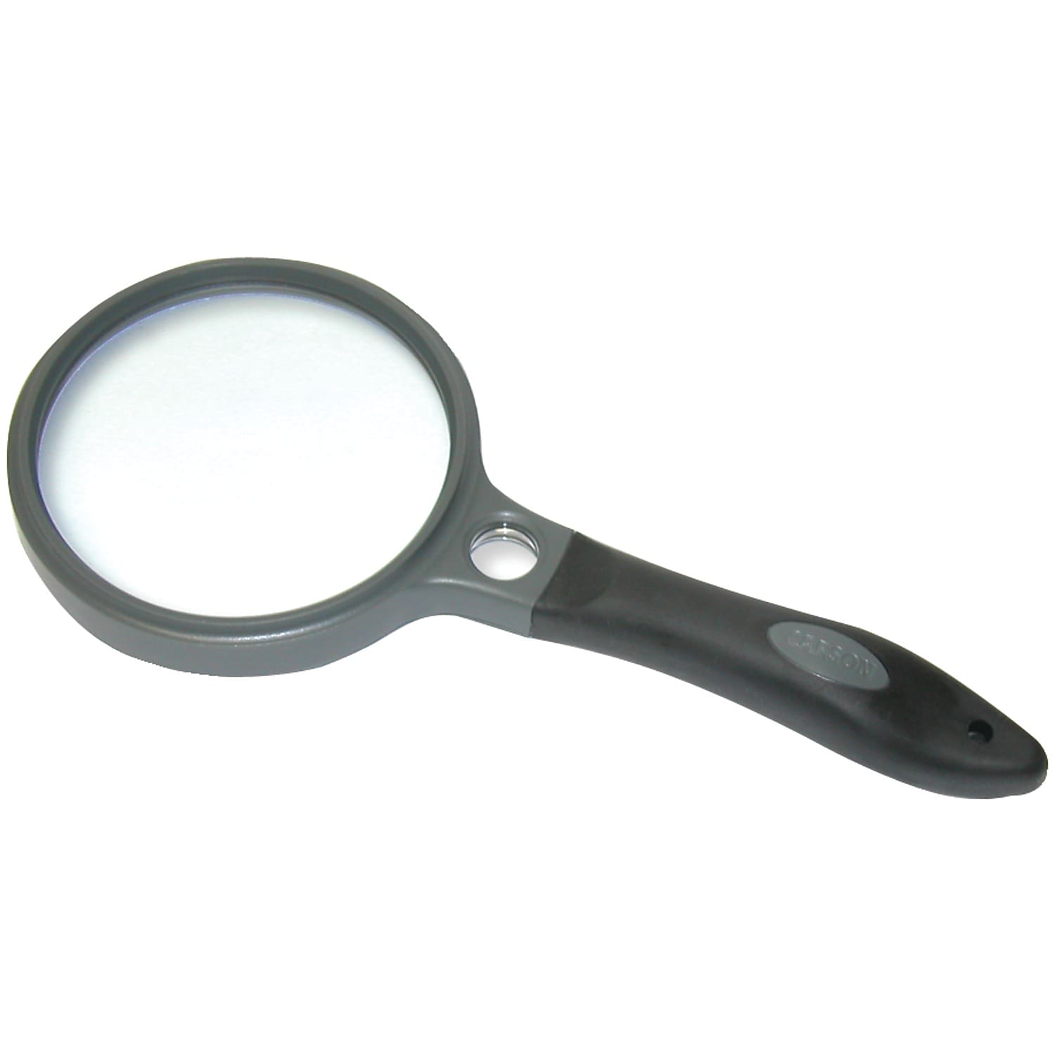 Carson Optical SureGrip 2x Soft-Grip Magnifier with 11.5x Spot Lens,