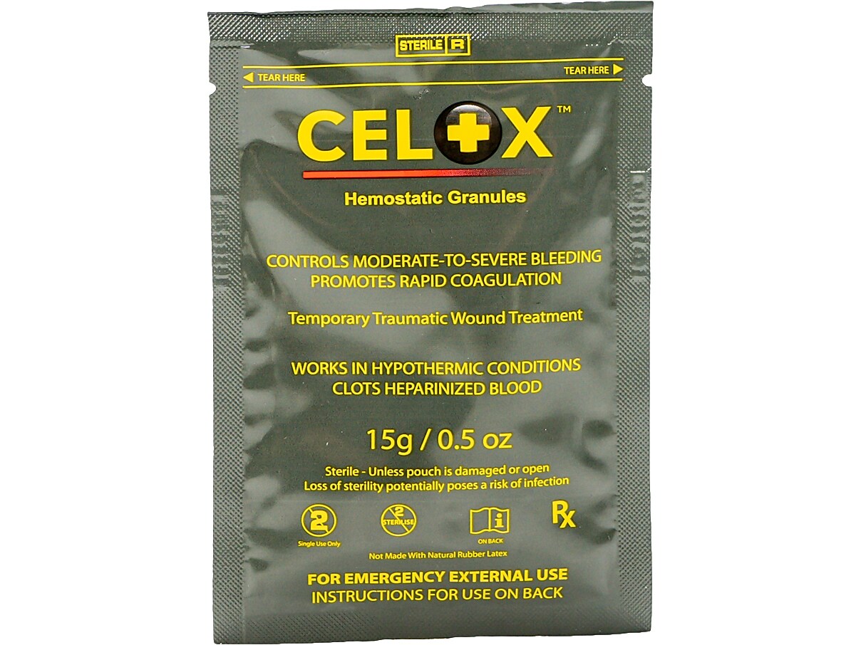 CELOX Hemostatic Granules, 0.5 oz., 2/Carton
