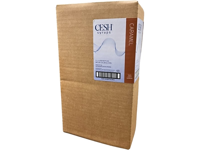 CESH Caramel Syrup, 2/Carton