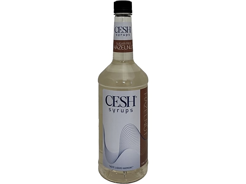 CESH Hazelnut Sugar-Free Syrup, 2/Carton