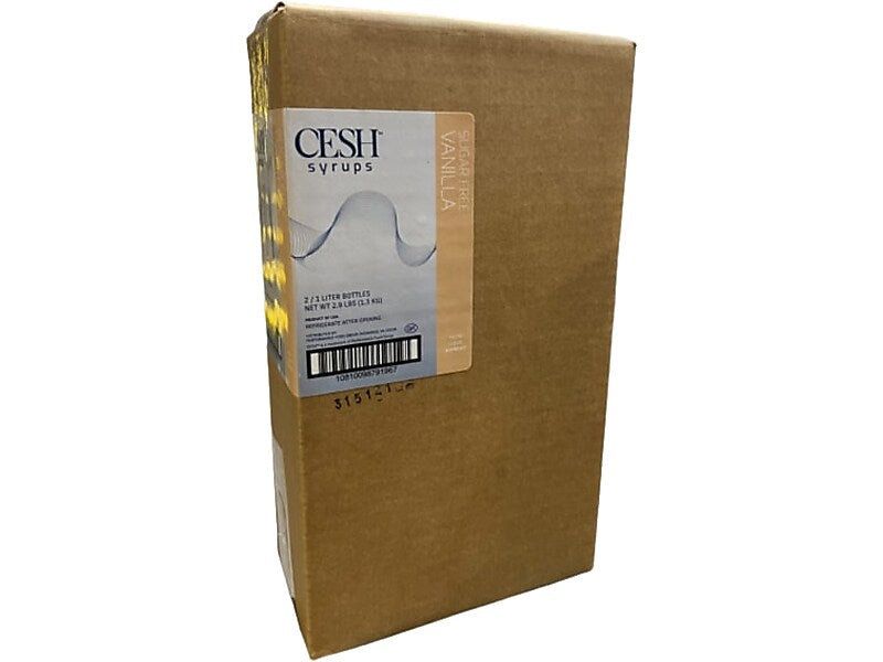 CESH Vanilla Syrup, 2/Carton
