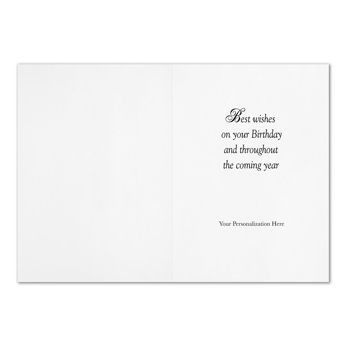 "Chalkboard Wish" Birthday Card w/ White Unlined Envelope, 250/BX